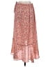 Max Studio 100% Polyester Paisley Red Casual Skirt Size S (estimated) - photo 2