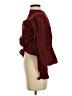 Ulla Johnson Burgundy Long Sleeve Blouse Size 4 - photo 5