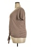 Wilde Brown Short Sleeve Top Size 2X - photo 5