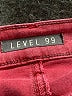 Level 99 Hearts Pink Denim Shorts Size 27 waist - photo 3