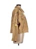 Anthropologie 100% Cotton Floral Tan Jacket Size L (petite) - photo 4