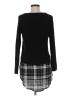 Red Haute Black Long Sleeve Top Size M - photo 2