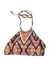 Forever 21 Paisley Brown Red Swimsuit Top Size S - photo 1