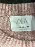 Zara Metallic Pink Pullover Sweater Size 13 - 14 - photo 4