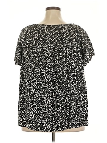 Terra & Sky Short Sleeve Blouse (view 2)