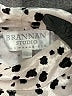 BRANNAN Animal Print Ivory Short Sleeve Blouse Size L - photo 7