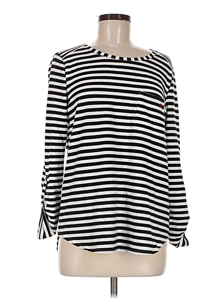 Pre-owned Jane And Delancey Long Sleeve T-shirt In Black