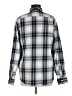 Old Navy Plaid Gray Long Sleeve Button-Down Shirt Size M - photo 2