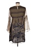 Zara Paisley Brown Cocktail Dress Size M - photo 2