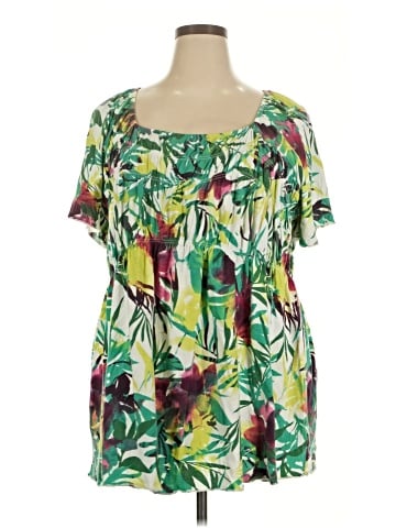 Woman Within Short Sleeve Blouse (view 1)