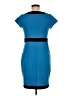 Jonathan Martin Color Block Blue Cocktail Dress Size 8 - photo 2