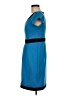 Jonathan Martin Color Block Blue Cocktail Dress Size 8 - photo 5