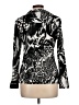 Frank Lyman Design Animal Print Silver Pullover Sweater Size 10 - photo 2