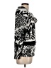Frank Lyman Design Animal Print Silver Pullover Sweater Size 10 - photo 4