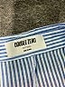 Double Zero Stripes Blue 3/4 Sleeve Blouse Size S - photo 7