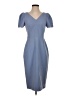 L.K. Bennett Solid Blue Cocktail Dress Size 4 - photo 1