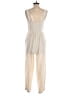 Old Navy Solid Ivory Jumpsuit Size S - photo 2