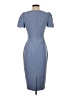 L.K. Bennett Solid Blue Cocktail Dress Size 4 - photo 2