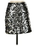 Reformation 100% Polyester Metallic Silver Formal Skirt Size 2 - photo 1