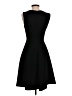 Theory 100% Polyester Solid Black Cocktail Dress Size 2 - photo 2
