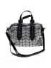 Patrizia Luca Chevron-herringbone Gray Satchel One size - photo 1