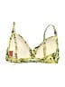 Red Carter Tropical Green Swimsuit Top Size S - photo 2