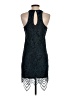 Express 100% Nylon Teal Cocktail Dress Size XS - photo 2