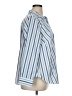 Talbots Stripes Blue Long Sleeve Button-Down Shirt Size 16 - photo 4