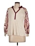Tiny 100% Rayon Burgundy 3/4 Sleeve Blouse Size L - photo 1