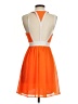 Keepsake 100% Polyester Color Block Orange Cocktail Dress Size S - photo 2