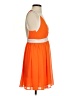 Keepsake 100% Polyester Color Block Orange Cocktail Dress Size S - photo 4