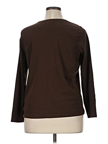 Lauren by Ralph Lauren 3/4 Sleeve T-Shirt (view 2)