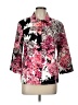 Chico's Print Pink Jacket Size Lg (2) - photo 1