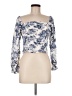 Kourt 100% Viscose Blue 3/4 Sleeve Blouse Size M - photo 1