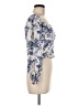 Kourt 100% Viscose Blue 3/4 Sleeve Blouse Size M - photo 4