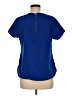 Lands' End 100% Polyester Blue Short Sleeve Blouse Size 6 (petite) - photo 2