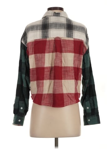 American Eagle Outfitters Long Sleeve Button-Down Shirt (view 2)
