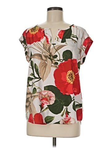 7th Avenue Design Studio New York & Company Short Sleeve Blouse (view 1)