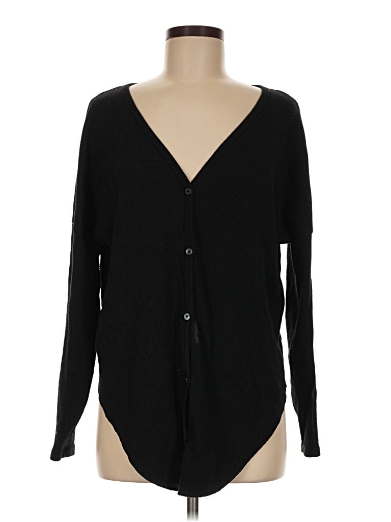 Pre-owned The Group By Babaton Cardigan Sweater In Black