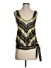 Marks & Spencer 100% Polyester Gold Sleeveless Blouse Size UK 8 / US 4 - photo 1