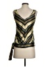 Marks & Spencer 100% Polyester Gold Sleeveless Blouse Size UK 8 / US 4 - photo 2
