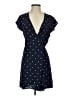 Rails 100% Rayon Polka Dots Blue Casual Dress Size S - photo 1