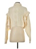 Bobbles & Lace Ivory Turtleneck Sweater Size S - photo 2