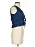 Moon River 100% Cotton Blue Sleeveless Blouse Size XS - photo 4