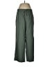 Gap Solid Green Linen Pants Size M - photo 1