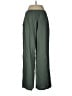 Gap Solid Green Linen Pants Size M - photo 2
