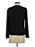 Ann Taylor LOFT 100% Polyester Black Long Sleeve Blouse Size S (petite) - photo 2