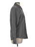 H&M Houndstooth Gray Long Sleeve Button-Down Shirt Size M - photo 4