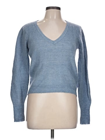 Madewell Alpaca-Blend Deep V-Neck Sweater (view 1)