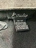 E Studio 100% Polyester Gray Poncho One size - photo 7